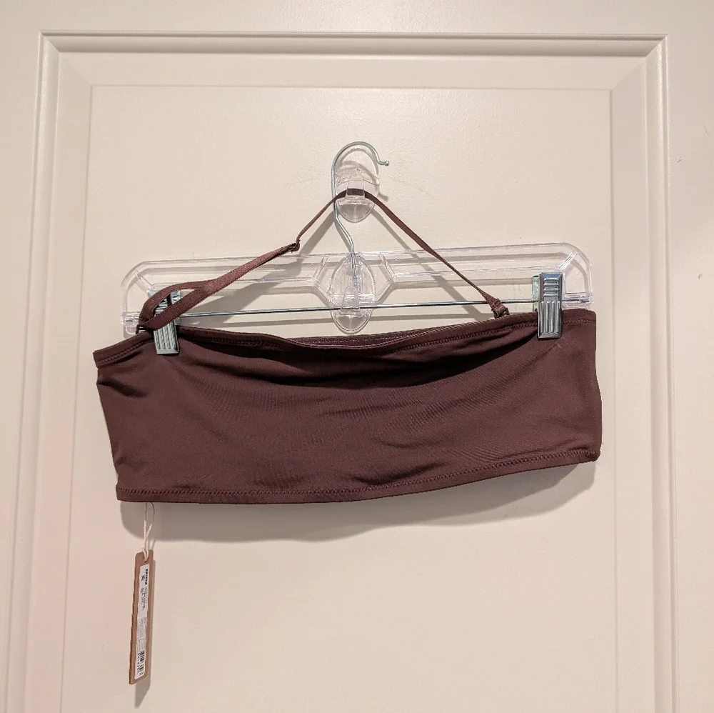 Skims Swim Strapless Bandeau Bikini Top NWT Large